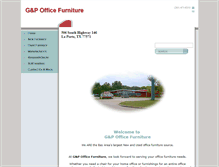 Tablet Screenshot of gandpofficefurniture.com